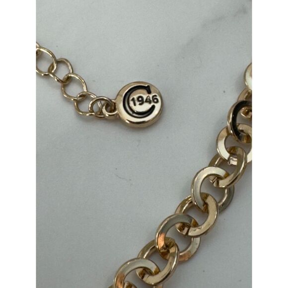 Vintage C1946 Rainbow Medallion Necklace - Picture 7 of 8